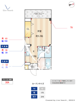 スカイプラザ信濃町 206 【東京都信濃町駅】 の間取り図