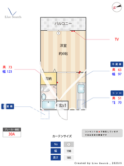 パークシティー駒沢 101 【東京都駒沢大学駅】 の間取り図