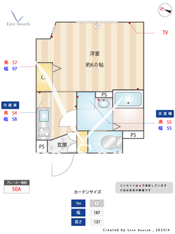 エルファーロ代々木 402 【東京都代々木駅】 の間取り図
