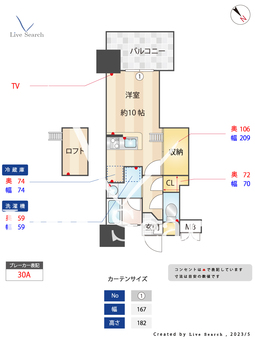 アクタス浄水通り 802 【福岡県薬院大通駅】 の間取り図