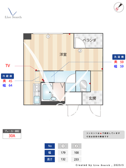 ヤグラモンBLD 603 【福岡県祇園駅】 の間取り図