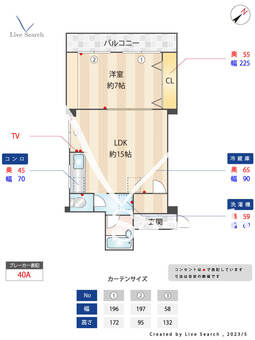 久美マンション 205 【東京都下落合駅】 の間取り図