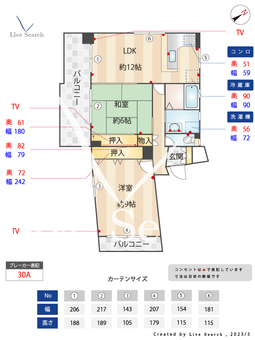 翠香ビル 302 【福岡県西新駅】 の間取り図