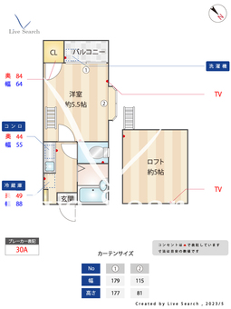 ピュアパレス地行 201 【福岡県唐人駅】 の間取り図