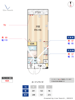 ボナール西宮 301 【兵庫県阪神西宮駅】 の間取り図