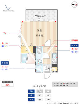 サヴォイグランデス 205 【福岡県大濠公園駅 】 の間取り図