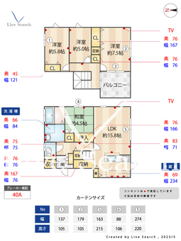 春日8丁目貸家  【福岡県春日駅】 の間取り図