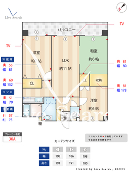 メモワール香椎南 205 【福岡県舞松原駅】 の間取り図