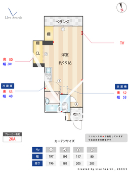 会津天宝ビル 302 【東京都池袋駅】 の間取り図