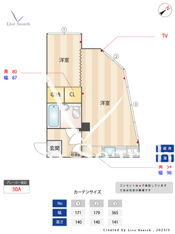 毛利ビル 302 【福岡県中洲川端駅】 の間取り図