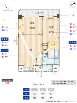 ネオポリス大橋 501 【福岡県大橋駅】 の間取り図