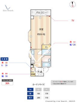 TANAKA HOUSE 2D 【神奈川県花月総持寺駅】 の間取り図