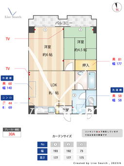 サンシティヤマ 201 【神奈川県大倉山駅】 の間取り図