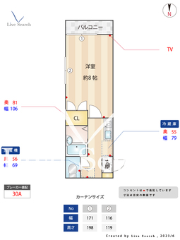 メゾン・アミティエ 205 【東京都目白駅】 の間取り図