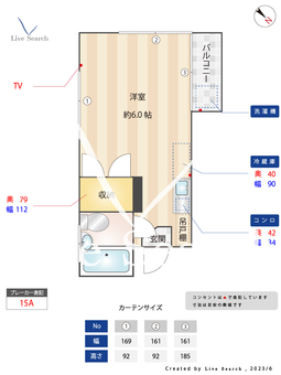 ベーシッククリーン 203 【東京都沼袋駅】 の間取り図