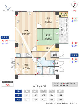 南千里オリーブヴィラS棟 229 【大阪府南千里駅】 の間取り図