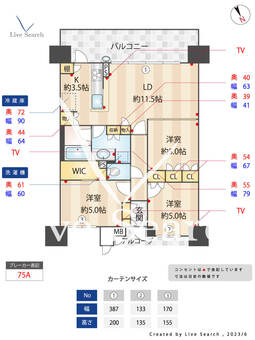 ブランズ池田栄町 703 【大阪府池田駅】 の間取り図