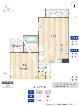 六龍苑岡町 3L 【大阪府岡町駅】 の間取り図