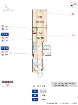 エルファーロ神楽坂Ⅱ 303 【東京都神楽坂駅】 の間取り図