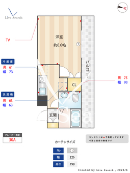 LOC'S SHINYURIGAOKA 301 【神奈川県新百合ヶ丘駅】 の間取り図