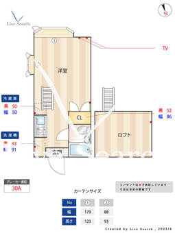 ビルデンス狛江A号館 201 【東京都喜多見駅】 の間取り図