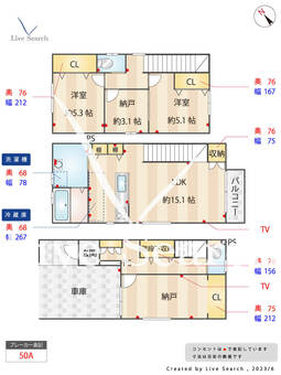 錦町3丁目戸建て  【福岡県春日原駅】 の間取り図