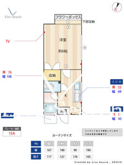 メルヘンコーポ 201 【福岡県七隈駅】 の間取り図