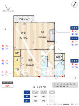 わなかハイツC棟 201 【東京都桜台駅】 の間取り図