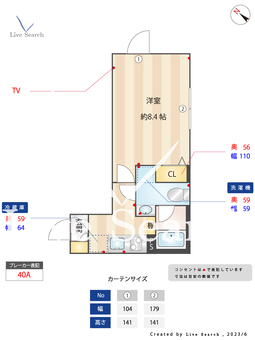 フラーファ江古田 204 【東京都江古田駅】 の間取り図
