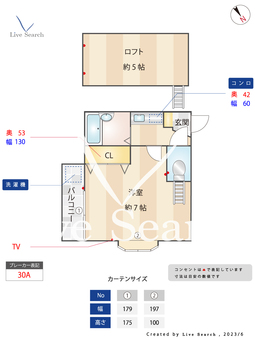 トレリス福大 202 【福岡県福大前駅】 の間取り図