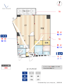 ルガーノ警固 603 【福岡県薬院大通り駅】 の間取り図