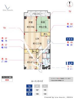 多摩川ハウス 618 【東京都武蔵新田駅】 の間取り図