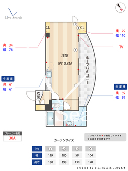 ランバーパートⅡ 301 【神奈川県登戸駅】 の間取り図
