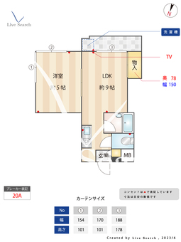 メゾンマコイ井尻 201 【福岡県井尻駅】 の間取り図