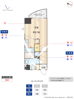 アーカスハウス 201 【福岡県九産大前駅】 の間取り図