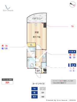 アーカスハウス 402 【福岡県九産大前駅】 の間取り図