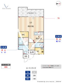 RJRプレシア博多 920 【福岡県楠田神社前駅】 の間取り図