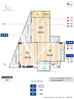 ヴィラ黒部 202 【東京都中目黒駅】 の間取り図