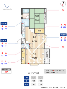 グリーンリバー成城Ⅲ号棟 202 【東京都成城学園前駅】 の間取り図