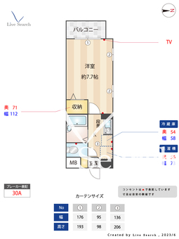 ヴェルロッジヒロタ 208 【福岡県姪浜駅】 の間取り図