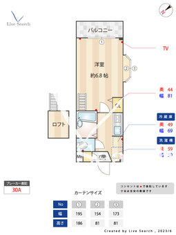 ピュア県庁北 403 【福岡県箱崎宮前駅】 の間取り図