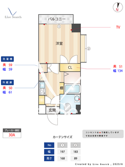 トピカ別府 403 【福岡県別府駅】 の間取り図