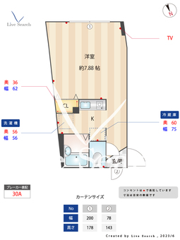 アズ中野レジデンス 204 【東京都中野駅】 の間取り図
