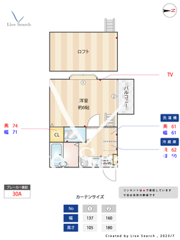 ピュア別府参番館 205 【福岡県別府駅】 の間取り図