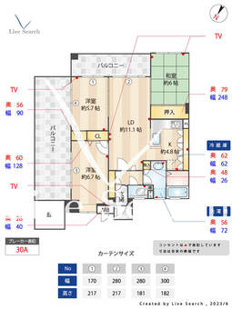 アクロス吉塚ステーションプラザ 804 【福岡県吉塚駅】 の間取り図