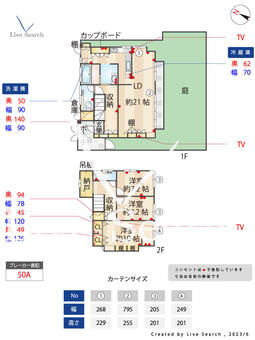 オリエンタルランド一戸建貸家  【東京都鷺ノ宮駅】 の間取り図