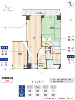 ハニーコート向ヶ丘 301 【神奈川県向ヶ丘遊園駅】 の間取り図