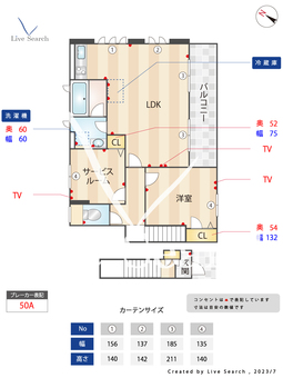 ラ　コリーナ 201 【千葉県矢切駅】 の間取り図