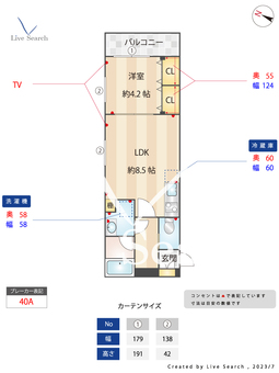AVENTISM 201 【東京都幡ヶ谷駅】 の間取り図