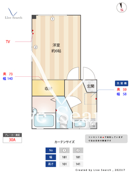 スワンビル 301 【東京都新宿御苑前駅】 の間取り図